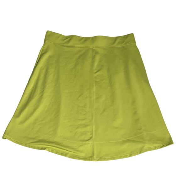 Toad & Co Womens Lime Green Skirt Size Large - Picture 5 of 5
